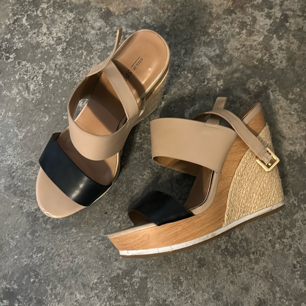 Black & Tan Wedges